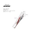 Tie Clip for Made In Genuine Crocodile Style [Tabarat] Men, Japan, Brass, Twisted, Leather, (Blue)