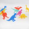 Plastic Colorful Dinosaur Mini Dinosaur Toy Children'S Zoo Model Male and Female Education Cognitive Dinosaur