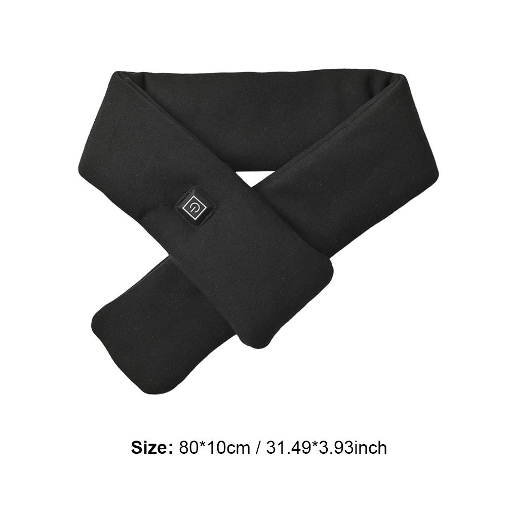 Electric Heating Scarf Heating Pads 3 Gear Heating USB Heater  Thermal Shawl Outdoor Warm Neck Brace Warm Bib For Women Men