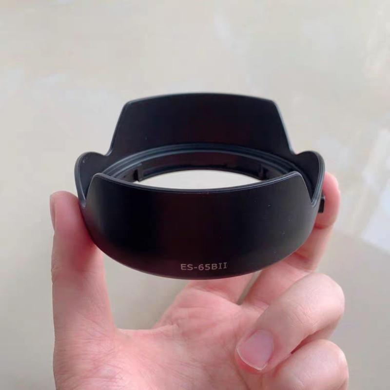 65BII Lens Hood for RF 50mm f/1.8 R5 RP R Camera Reversible Lens Shade Replacemeng Lens Hood Lens Accessories