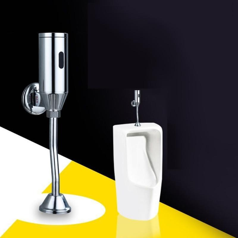 Wall Mounted Automatic Electric Urinal Flushes Valves Induction Urinal Flushers for Office Hotel Bathroom Toilet