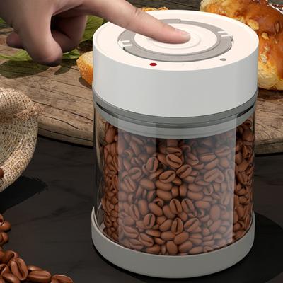 600/950ml Sealed Tank High Capacity Moisture-proof Food Grade Automatic Vacuum Coffee Canister