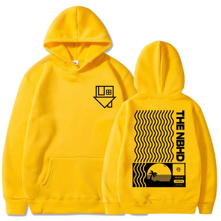 Album Wiped Out Printing Hoodies NBHD The Neighbourhood Band Sweatshirts LongSleeve Hooded Pullovers Women Men Clothes Sudaderas