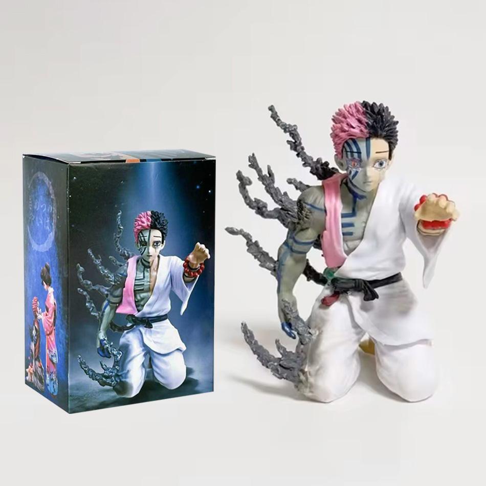 13cm Demon Slayer Figure Akaza Anime Action Figure PVC Figurine Collectible Model Children Toys Halloween Gifts Doll Ornaments