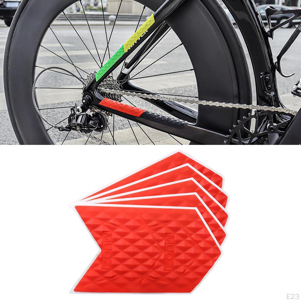 5pcs Bike Sticker Anti Scratch Tape Decal Chain Protective for Bicycle