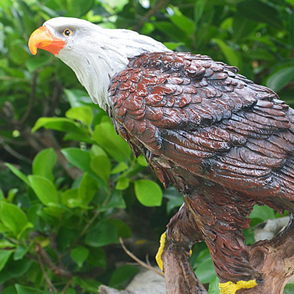 Resin Hanging Eagle Decorative Ornament And Yard