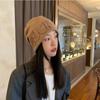 Soft and Skin Friendly Plus Velvet Baotou Pile Hat Warm Knitted Hat
