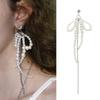 Sweet Style Tassels Dangle Earrings Long Design Ear Stud Fashion Pendant Earrings  Gifts