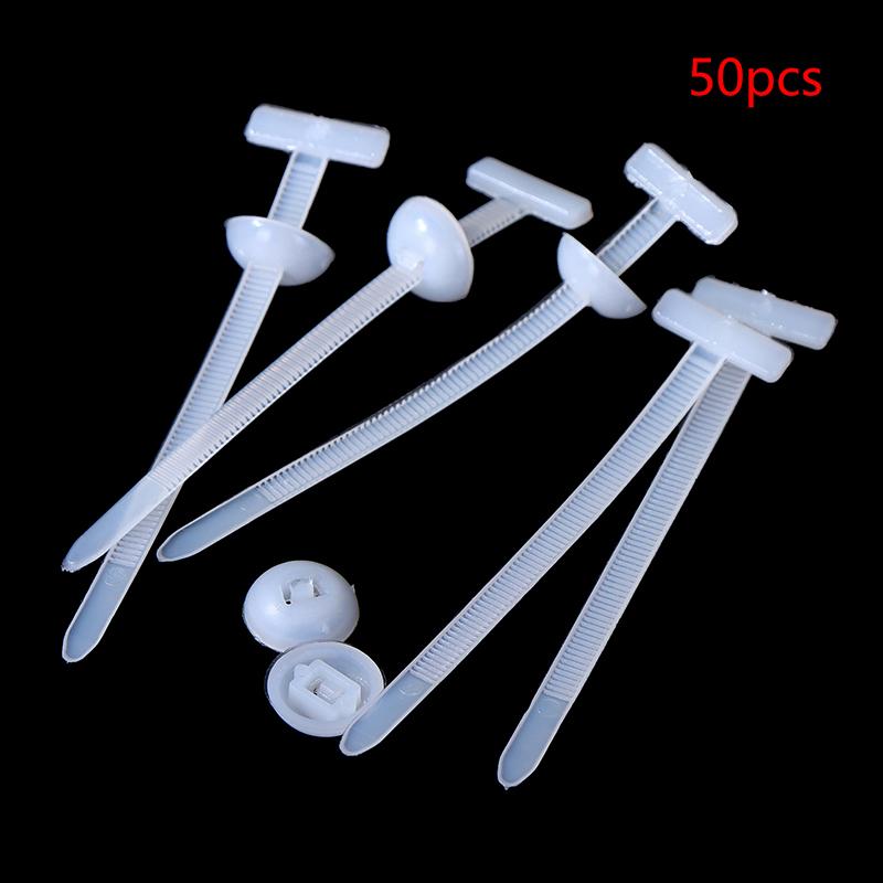 

50/100 шт. Нейлонова універсальна пряжка-стяжка для кабелю Багатоцільовий інструмент для стяжок Кабельні стяжки підвищеної міцності Самозатискні блискавки Білі стяжки для ремонту автомобіля 50PCS