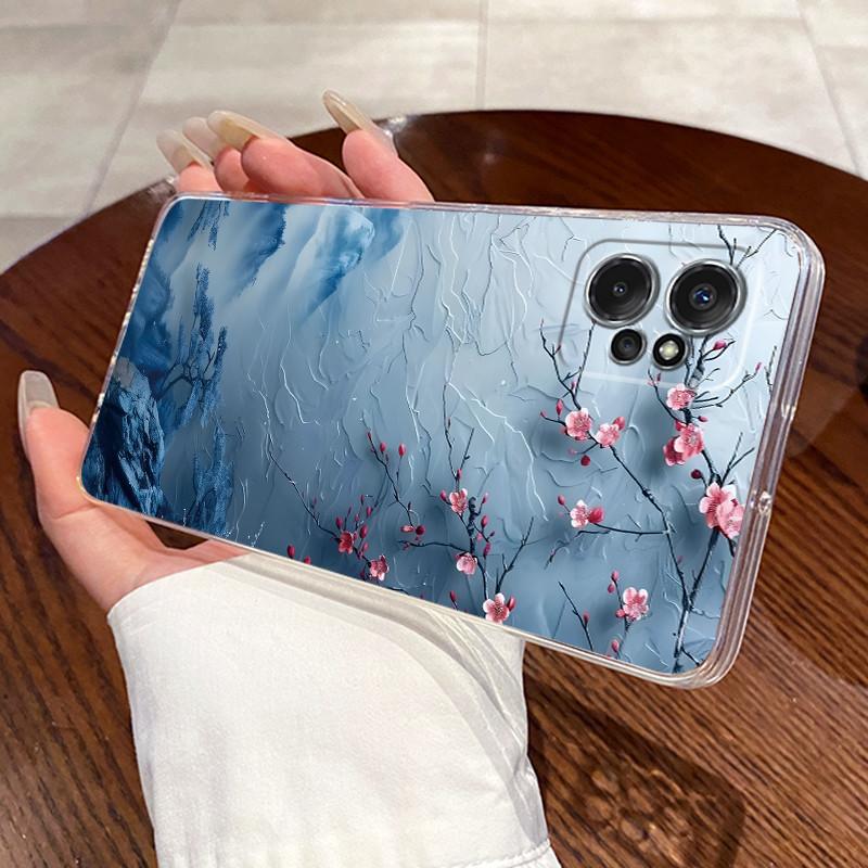 Jelly Casing For Motorola Moto G Power 5G 2023 Fundas Clear Silicone Soft TPU Back Cover Cute Cat Rabbit Heart Protective Case