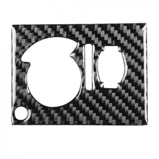 For Dodge Challenger 2008-2014 Carbon Fiber Headlight Switch Panel Cover Trim
