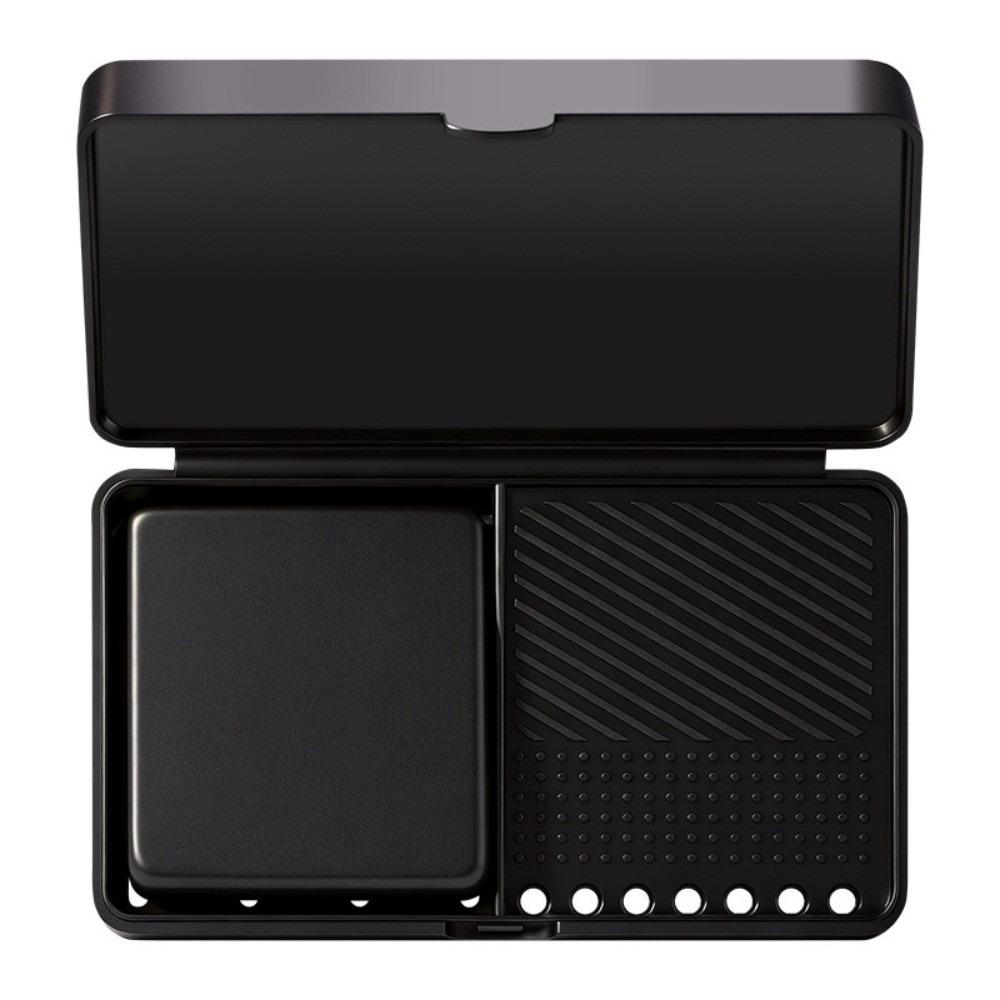 Mini Powder Puff Washboard Portable Essential Oil Soap Cleaner Box Gentle Makeup Brush Cleaner