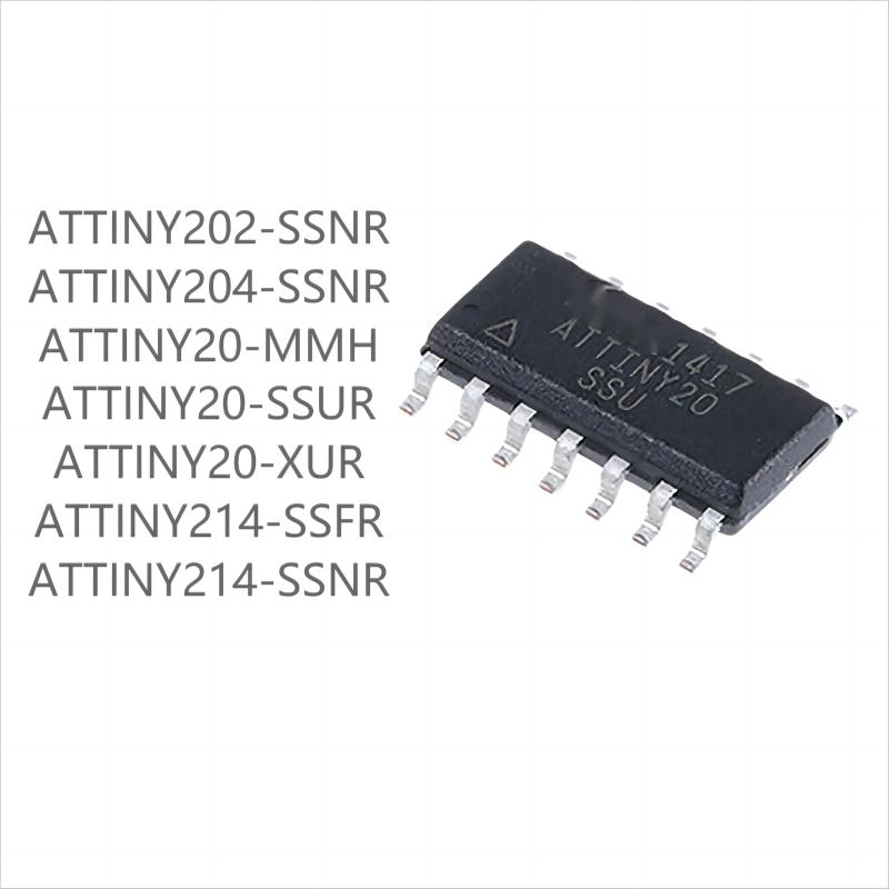 

100PCS brand new ATTINY20 seriesMMH SSU XU/ATTINY214 seriesSSFR SSNR ATTINY202-SSNR/ATTINY204-SSNR ATTINY214-SSNR(100pcs)