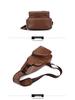 Men's Korean Style Multifunctional Crossbody Chest Bag and Waist Backpack for Outdoors