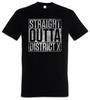 Straight Outta District X Herren T-Shirt New X Fun TV Series Men Show Series