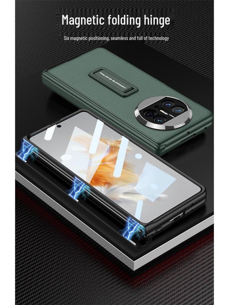 Huawei MateX3 Full Coverage Leather Hard Shell Case - Simple, Durable, Anti-Fall Design