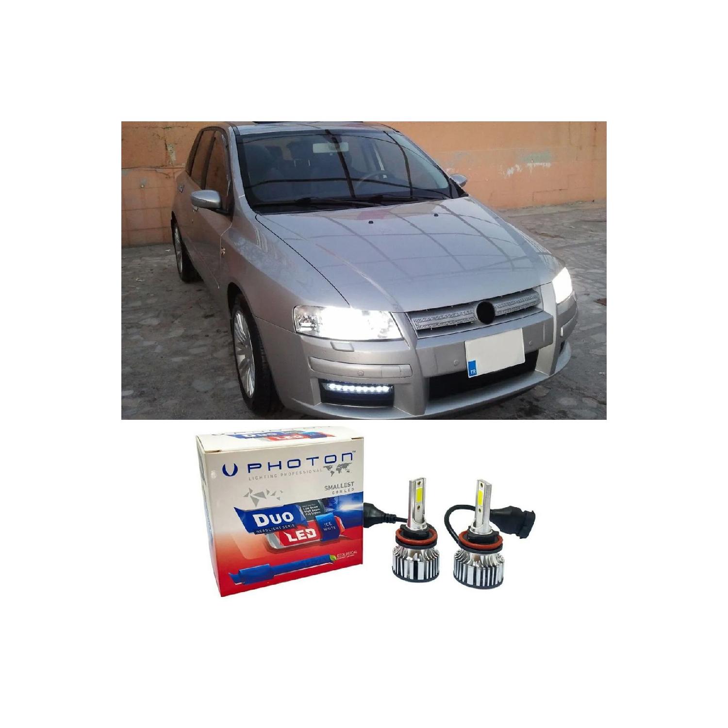 

Fiat Stilo Led Ксеноновые лампы ближнего света H7 Duo New Series Белый