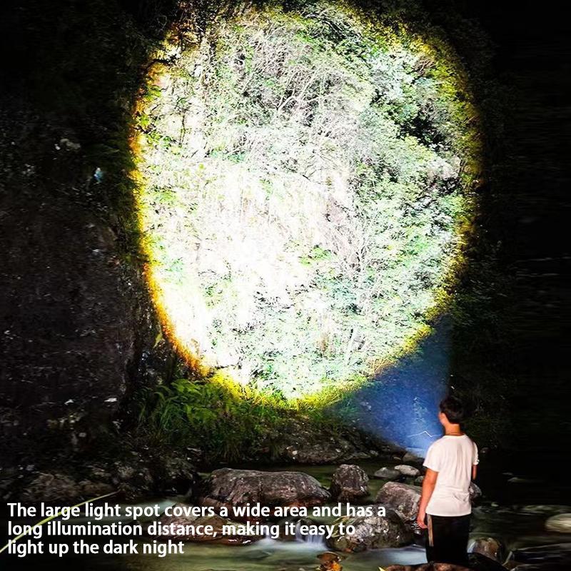 Sun Lamp Rechargeable Camping-Ready With Six-Level Dimming And Foldable Operation