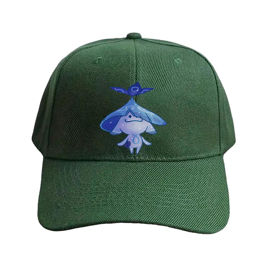 Blue Aranara Ararycan Genshin Impact Unisex Adult Summer Baseball Caps With Curved Brim Adjustable Hiking Fishing Hat