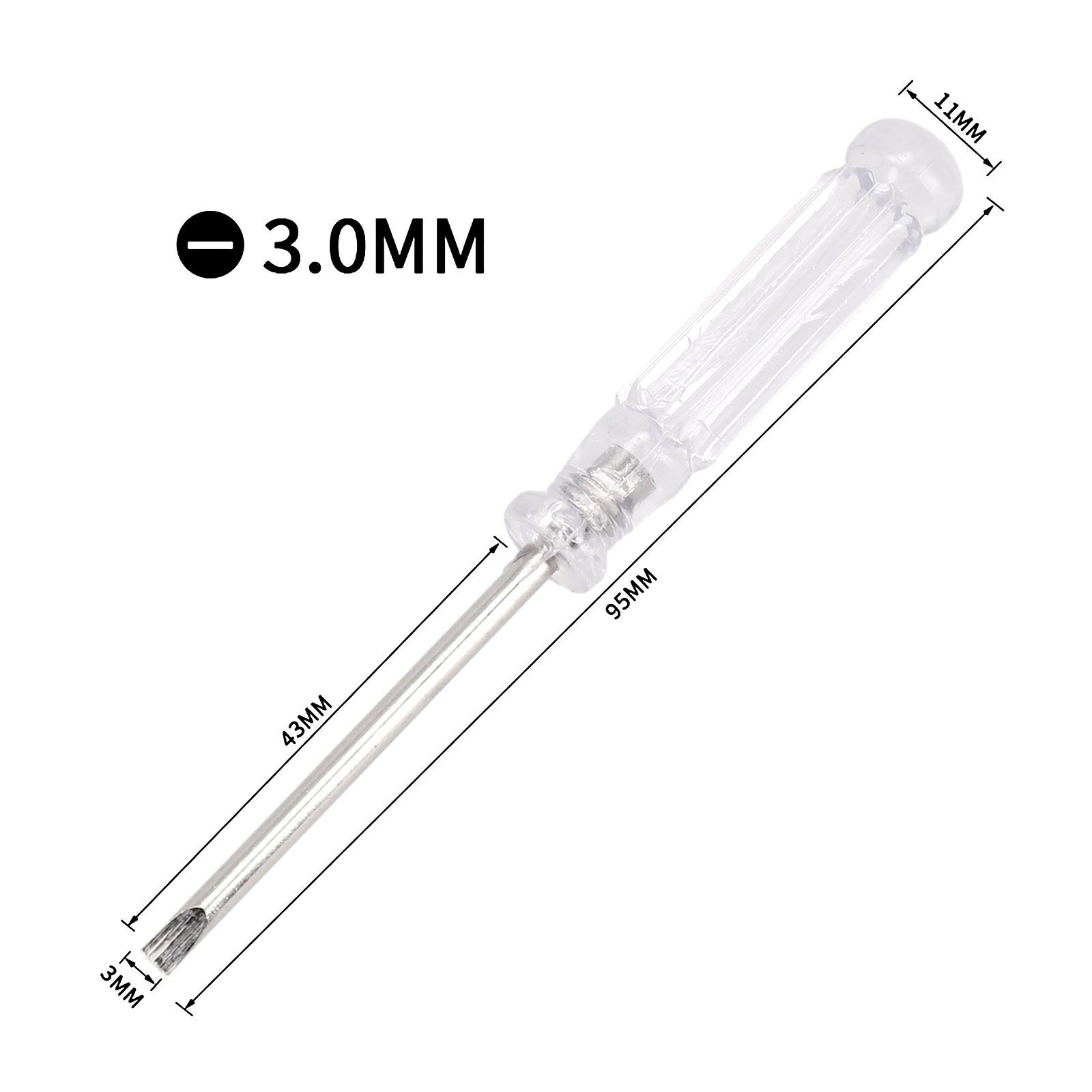 

1 шт. Маленький миниатюрный набор отверток для ремонта игрушек, крестовая и шлицевая головка Slotted screwdriver