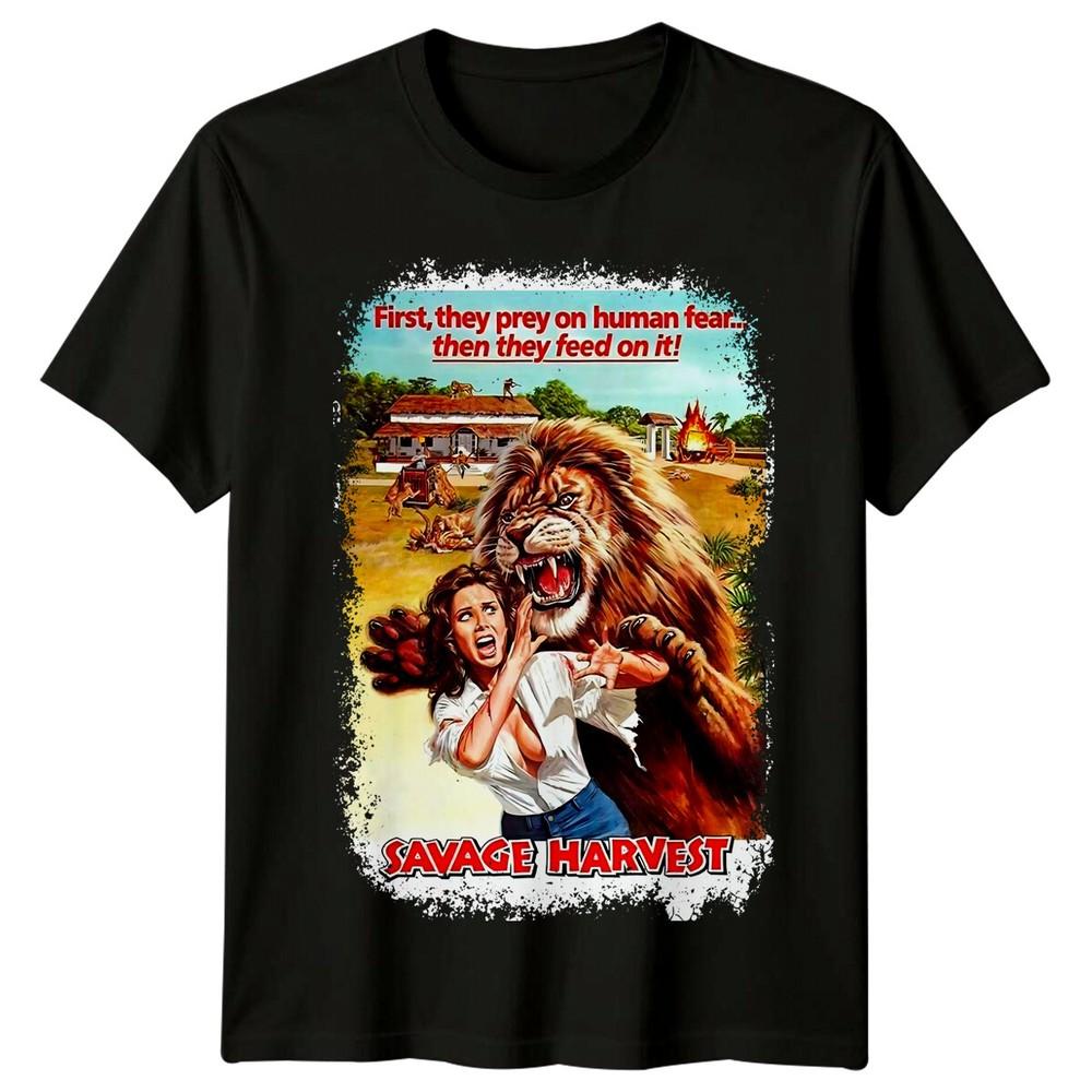 

Дикий урожай (1981) Футболка с постером фильма в стиле ретро 80-х M