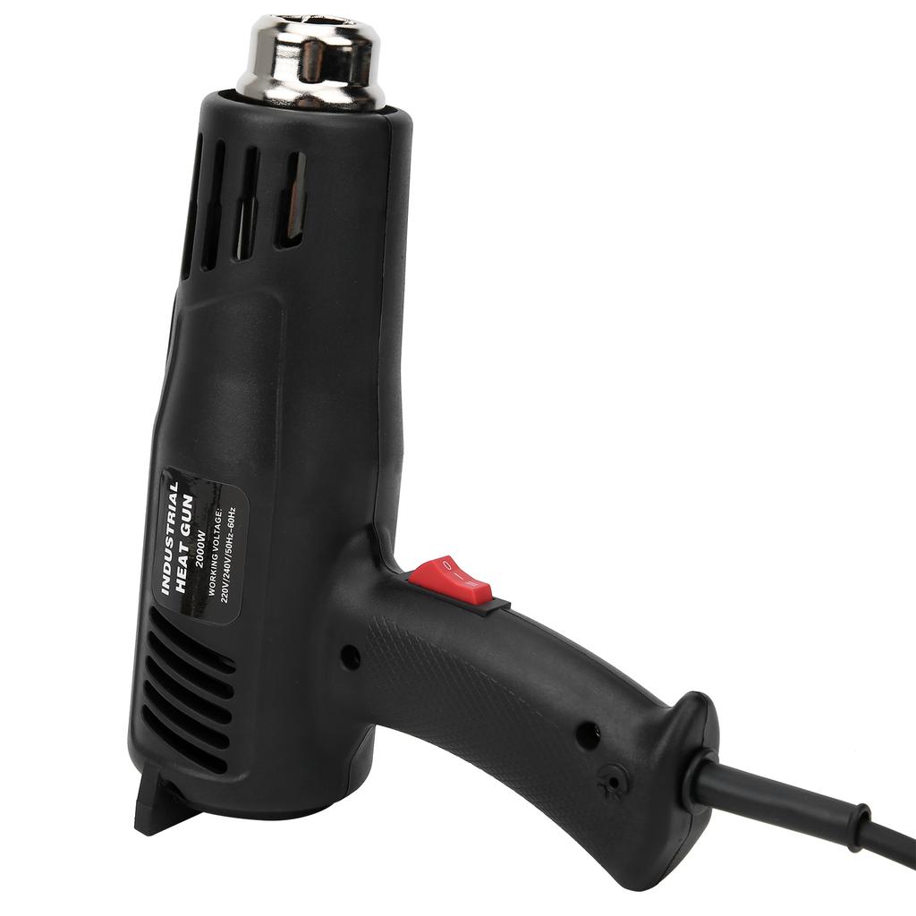 2000W Temperature Adjustable Hot Air Gun with Nozzles Industrial Tool