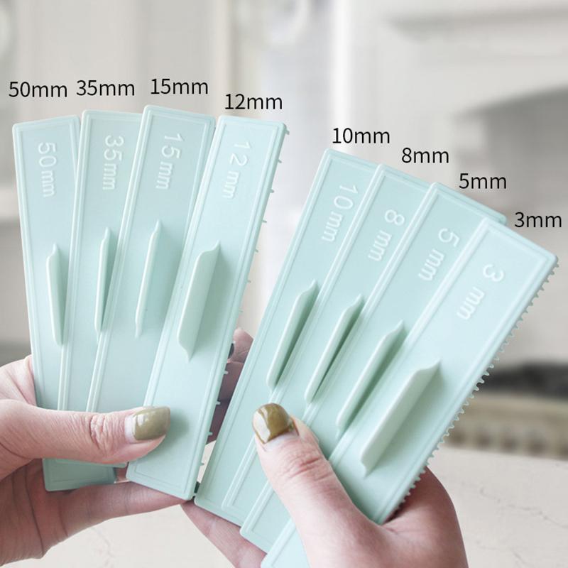 8Pcs Biscuit Cake Mold Cookie Thickness Measuring Tool Butter Measuring Ruler Baking Tools Biscuit Pastry Tools