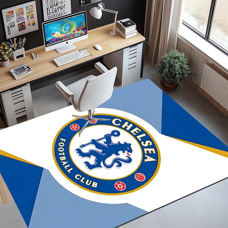 football club F.C Pattern Rug, Indoor/Outdoor Mat, for Picnic, Gameroom, Bedroom, Office, Living Room, Home Decor Carpet, Birthday Gift