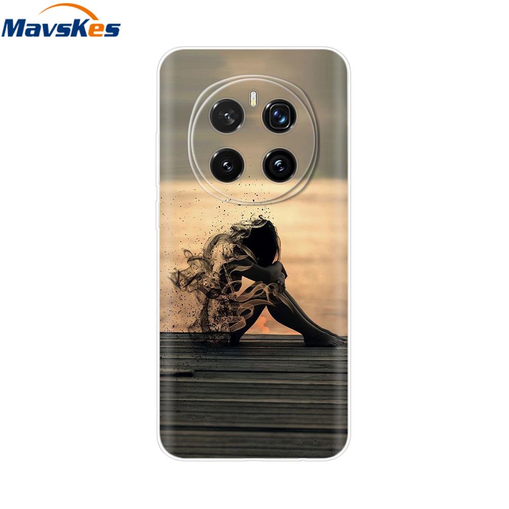 Handyhülle Für Honor Magic 7 Pro Bunt Bemalt Weich Klar Silikon Schutzhülle Für Honor Magic7 Magic 7 pro Rückabdeckung