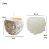 Carved Landscape Animal House Silicone Vase Mold Diy Candle Cup Plaster Storage Jar Home Decoration