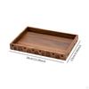 Tea Tray Wooden Serving Food Platters Centerpiece Farmhouse Coffee Table Snack for