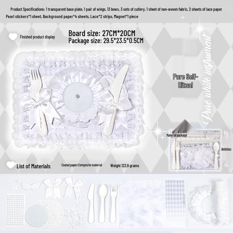 Набор декоративных тарелок Юй Сянь: Аксессуары для рукоделия серии «Туманный сон»