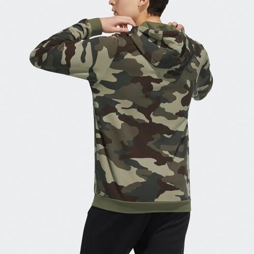 adidas Camouflage Pullover Hoodie for Men - Olive Color