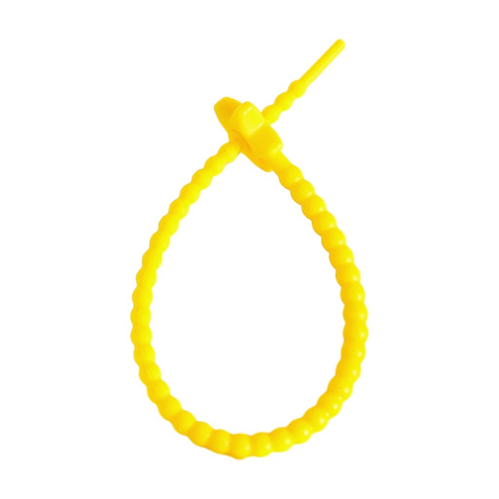 22cm Candy-Colored Stars Silicone Rope Data Line Binding Tape DIY Jewelry Key Chain Accessories Dress Tags Rope