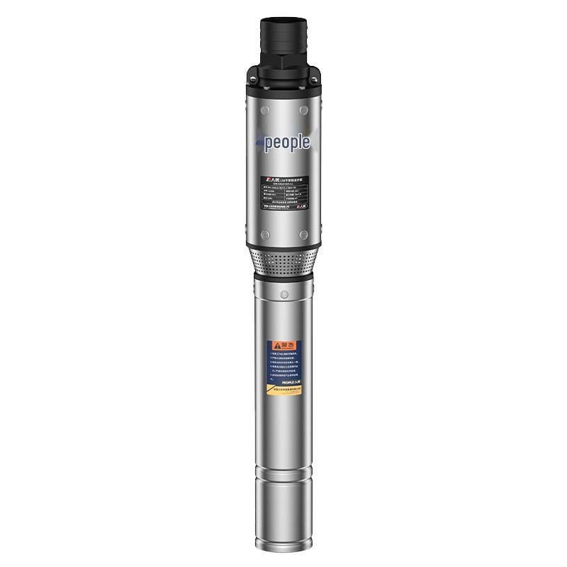 People's Stainless Steel Deep Well Submersible Pump, 220V/380V, High Head & Large Flow for Irrigation
