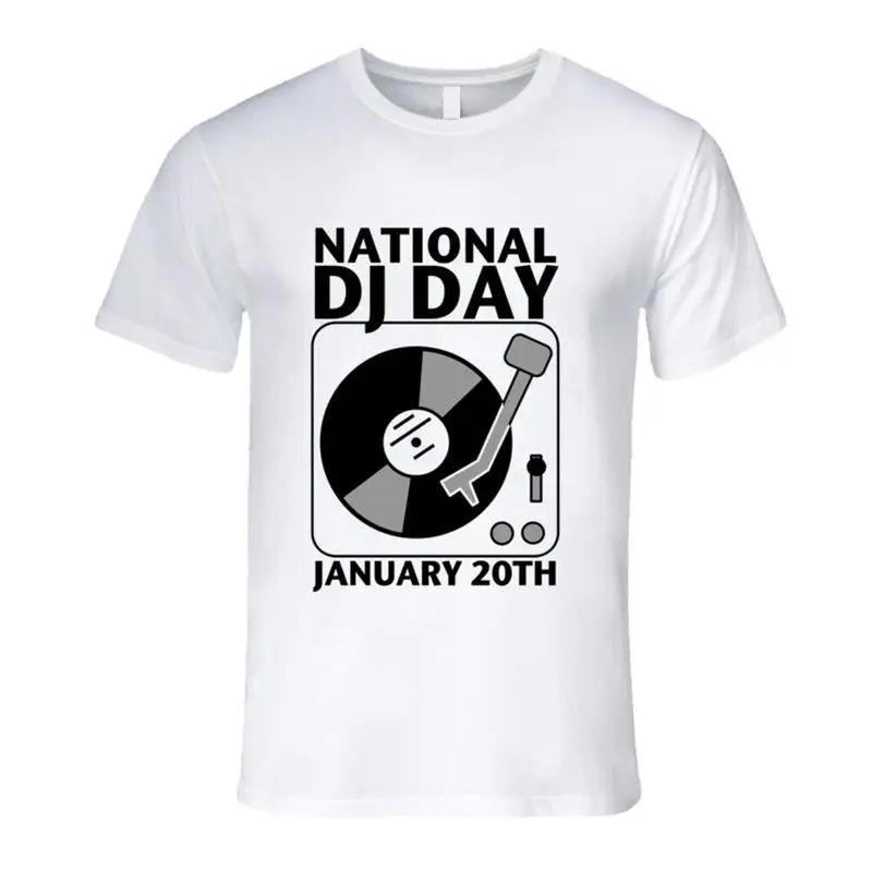 National DJ Day January 20th Fun Music Celebration T Shirt