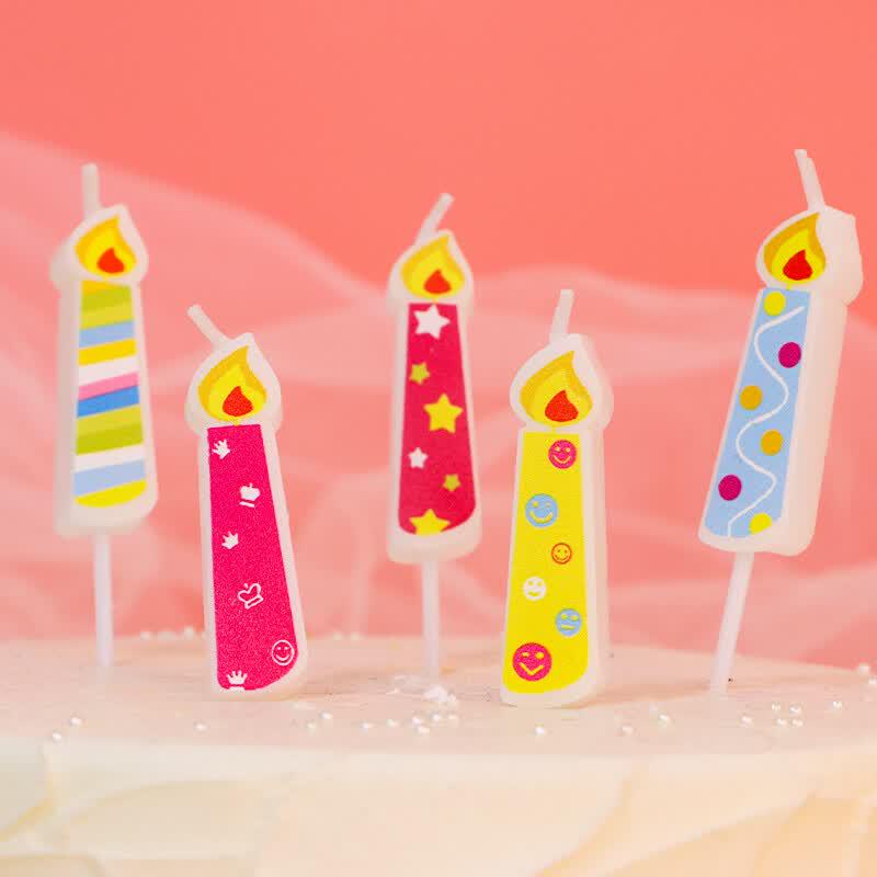Macaron Candy Color Birthday Candles