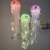 Hanging Jellyfish Light Glowing Night Hanging Light Crafts Household for Indoor Outdoor Garden Yard Decoration