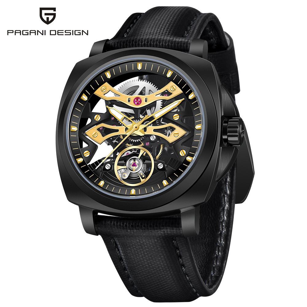 Neue PAGANI DESIGN 40MM Herren Mechanische Uhr Top Marke Saphirglas Automatik Uhr 100M Wasserdicht Leuchtende Uhr für Herren