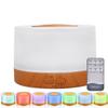 Umidificator cu ultrasunete pentru aromaterapie, model lemnos, 700 ml, și purificator de aer pentru birou MUJI