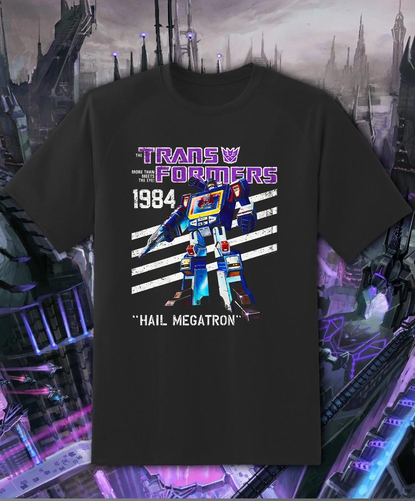 Футболка Трансформеры Десептикон Soundwave 1984 г. для подростков M - для взрослых 6XL Быстрая доставка! Футболка Unisex S