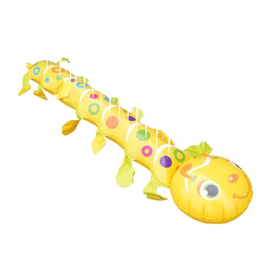 Inflatable Caterpillar Sprinkler Toys Backyard Water Toys for Family Fun Caterpillar Patio Water Sprinkler for Pool Parties Outdoor Games
