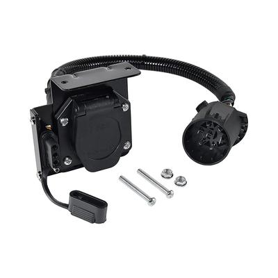 7-way Trailer Harness 4-way Flat Plug Socket Kit For Chevy Silverado 1500 2500
