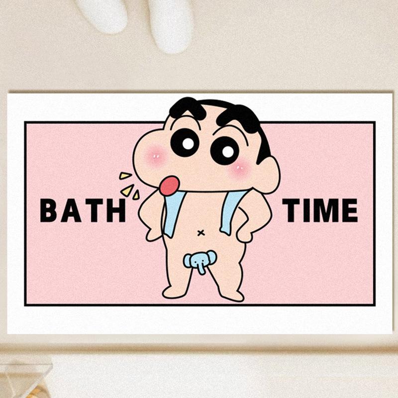 Diatom Mud Quick-Dry Non-Slip Bathroom Mat - Crayon Shin-chan Design