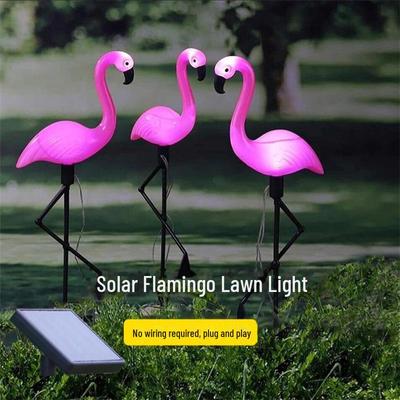 Outdoor Solar Flamingo Lawn Light: Waterproof Villa Garden Decor