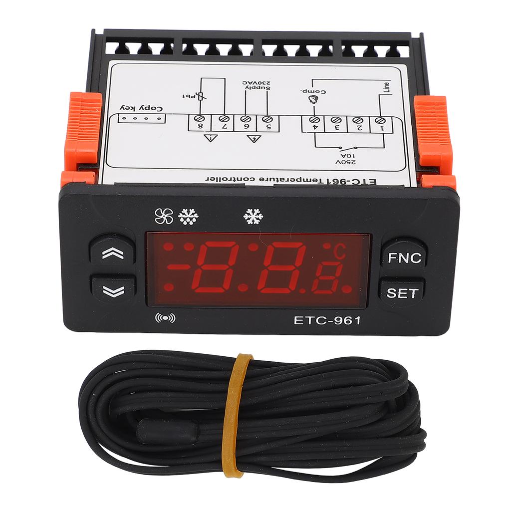 Freezer Temperature Controller Digital External Fahrenheit Celsius Switchable Refrigeration