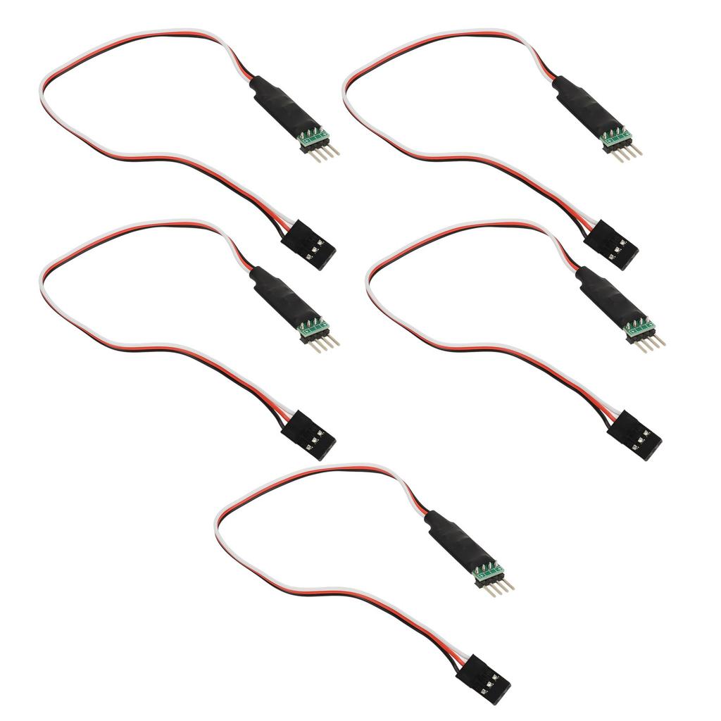 5 Stück RC Auto Blinklicht RC CH3 Steuerschalter Fernbedienungsauto Dritter Kanal Lichtempfänger