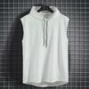 Men’s Slim Fit Hooded Sleeveless Vest for Summer Sports and Running