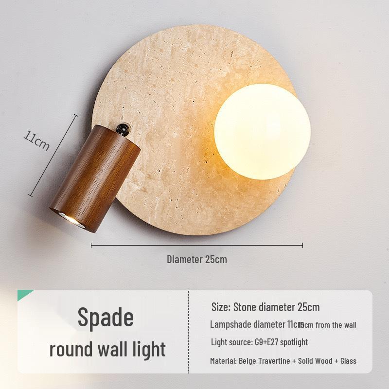 Yellow Mid-Century Rotatable Bedroom Wall Lamp with Switch for Bedside Reading