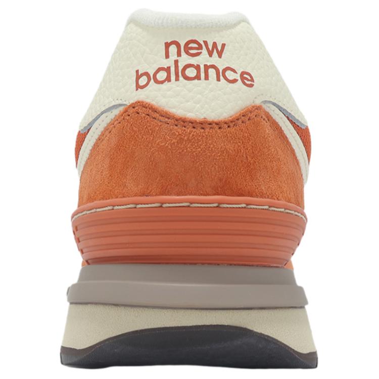 New Balance Nb 574 Comfortable Versatile Low-Top Running Shoes Men Sneakers Orange Beige U574LGROD